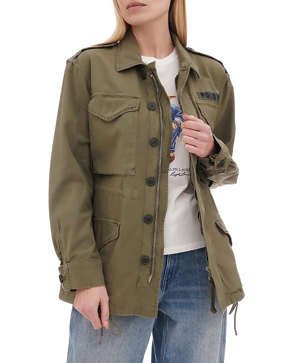 Куртка Polo Ralph Lauren 211941066001, хаки цвет • Купить в интернет-магазине Kameron