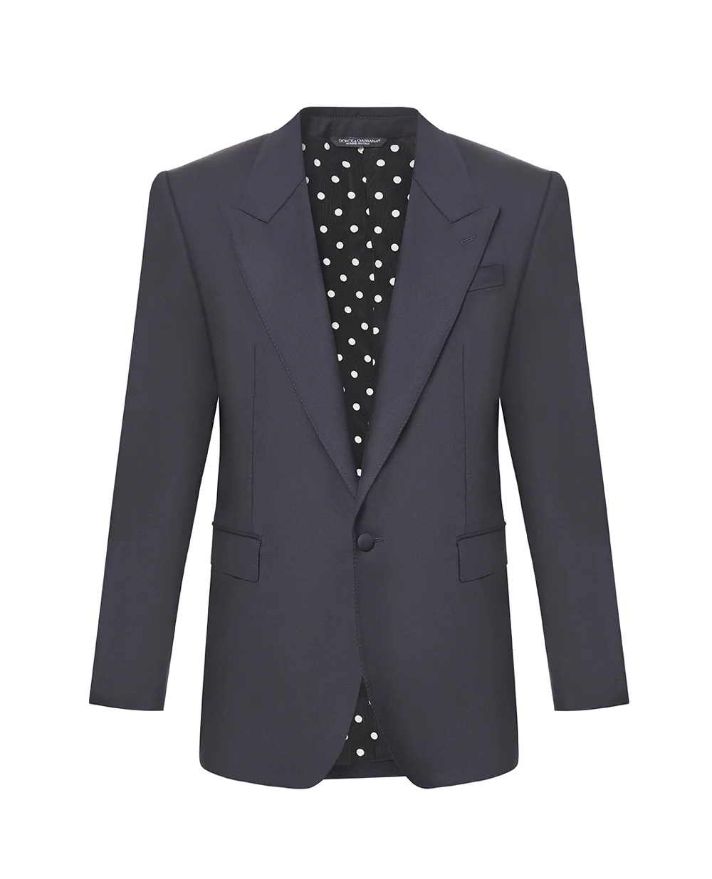 Однобортный пиджак Sicilia Dolce&Gabbana G2VN6T-GK048, темно-синий цвет • Купить в интернет-магазине Kameron