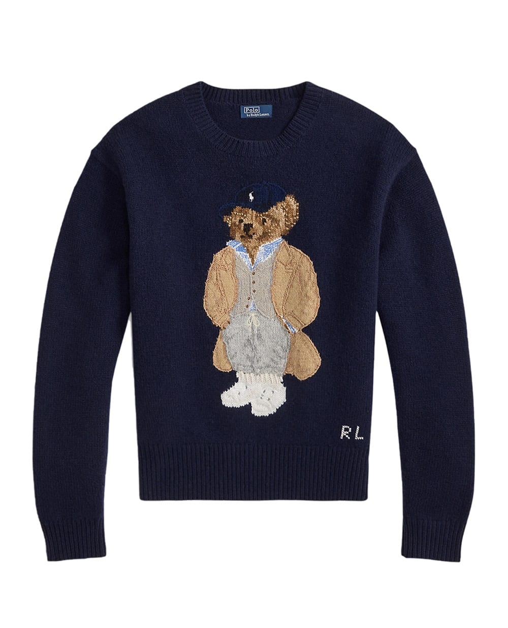 Светр з вовни та кашеміру Polo Bear Polo Ralph Lauren 211972139001, темно-синій колір • Купити в інтернет-магазині Kameron
