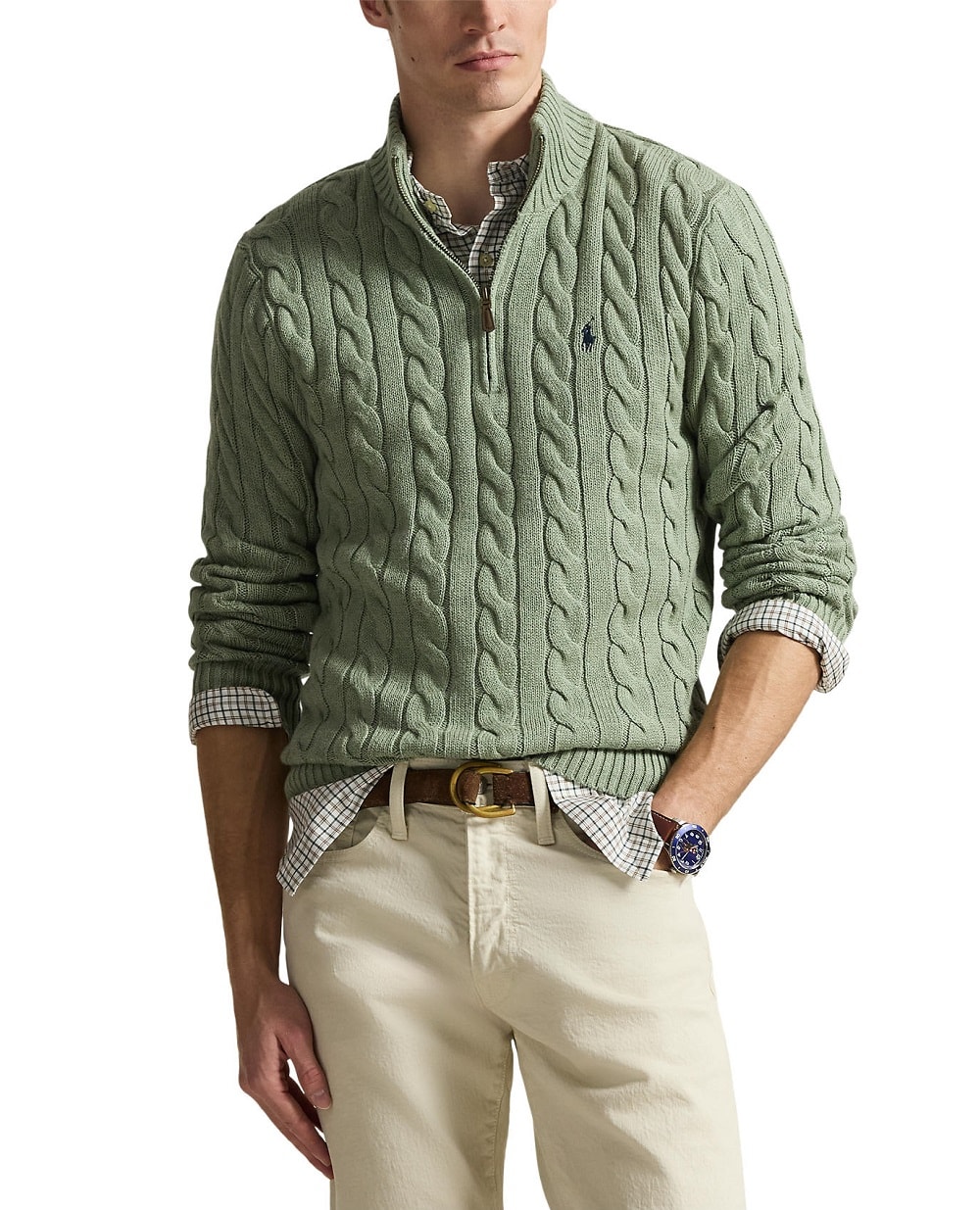 Свитер Polo Ralph Lauren 710810841509, зеленый цвет • Купить в интернет-магазине Kameron