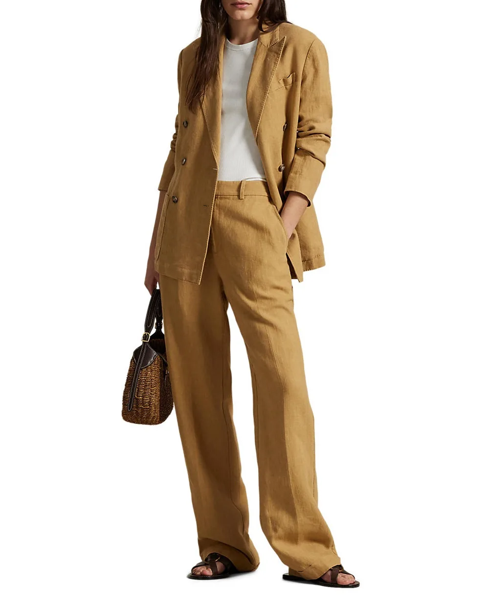 Брюки Polo Ralph Lauren 211965024001, темно-коричневый цвет • Купить в интернет-магазине Kameron