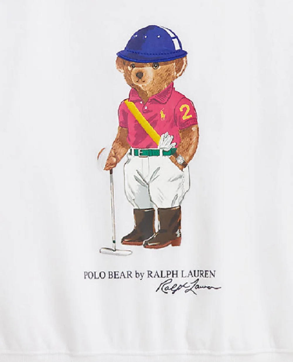 Детский свитшот Polo Bear Polo Ralph Lauren Kids 313A96116003, белый цвет • Купить в интернет-магазине Kameron