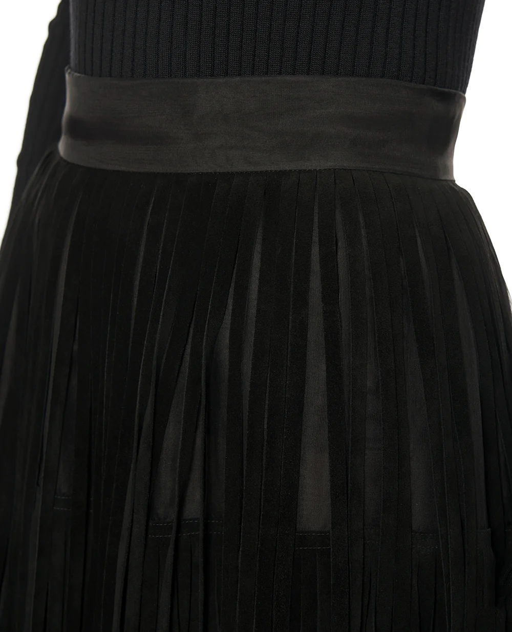 Спідниця з органзи Dolce&Gabbana F4DARZ-GDDIF, чорний колір • Купити в інтернет-магазині Kameron