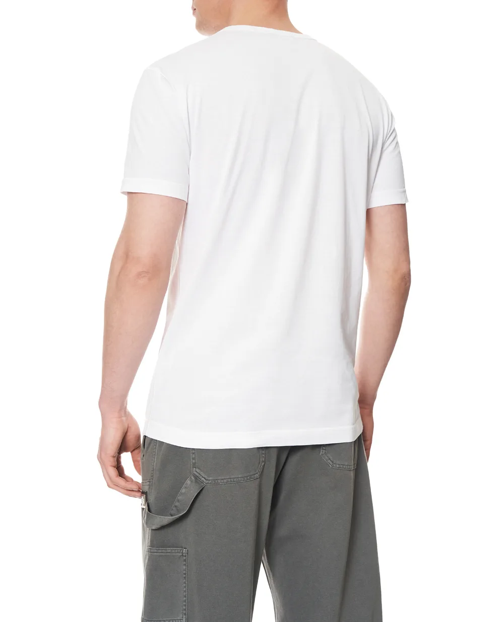 Футболка з логотипом Dolce&Gabbana G8PT1T-G7P1B, білий колір • Купити в інтернет-магазині Kameron