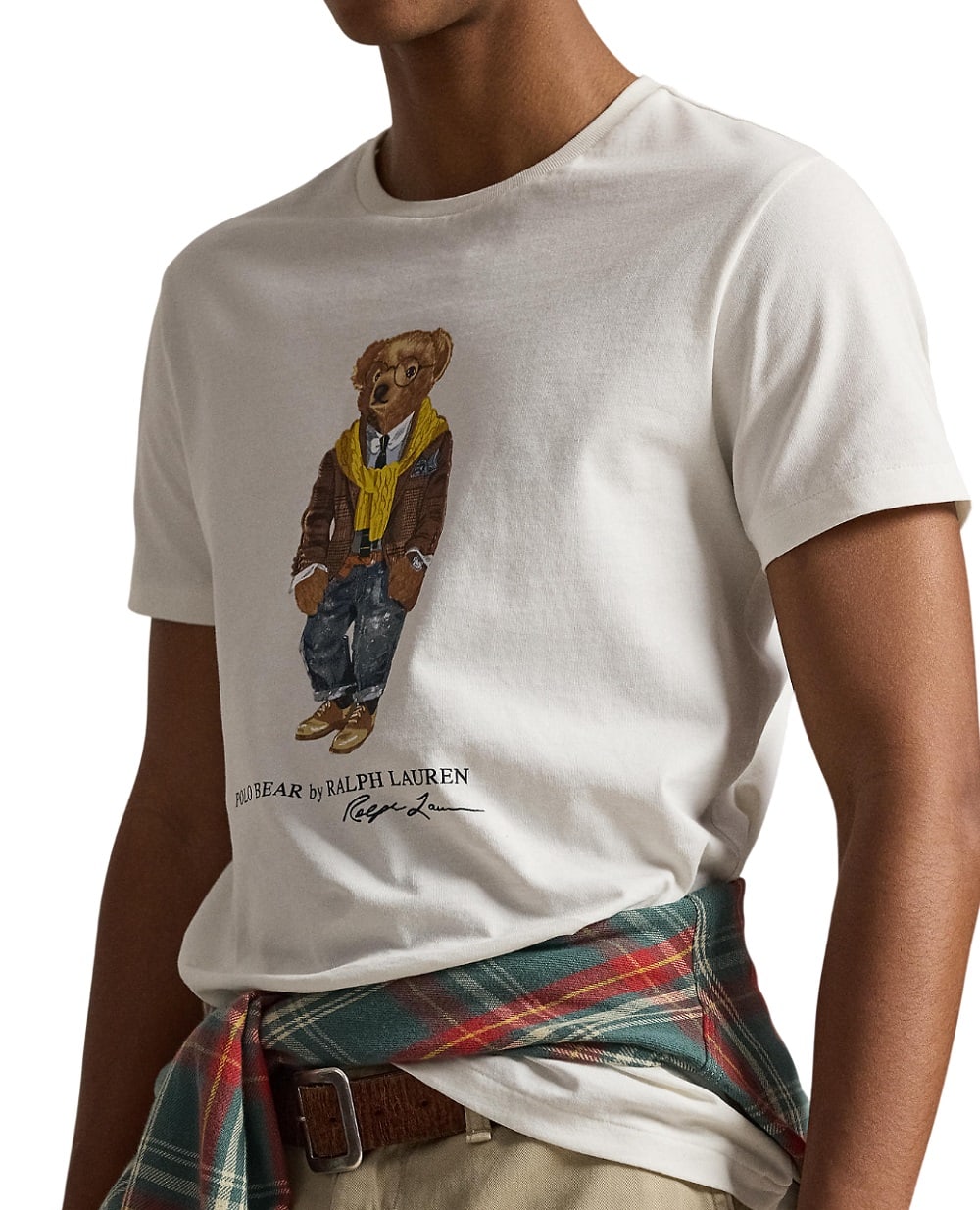 Футболка Polo Bear Polo Ralph Lauren 710P07346001, белый цвет • Купить в интернет-магазине Kameron