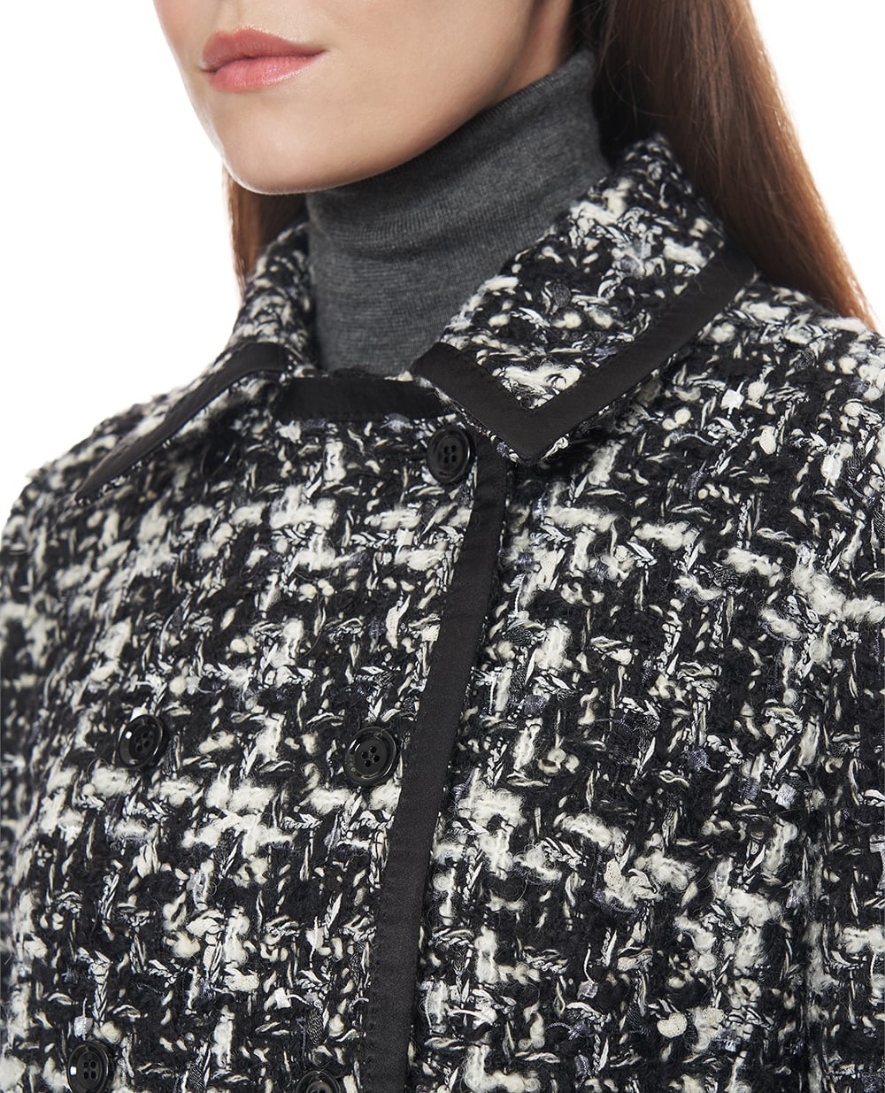 Жакет двобортний з вовни Dolce&Gabbana F27FWT-FQZAF, чорний колір • Купити в інтернет-магазині Kameron