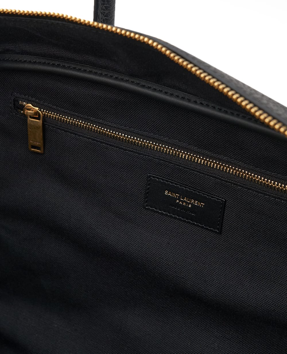 Сумка Sac De Jour boston із телячої шкіри Saint Laurent 851687-AAFU5, чорний колір • Купити в інтернет-магазині Kameron