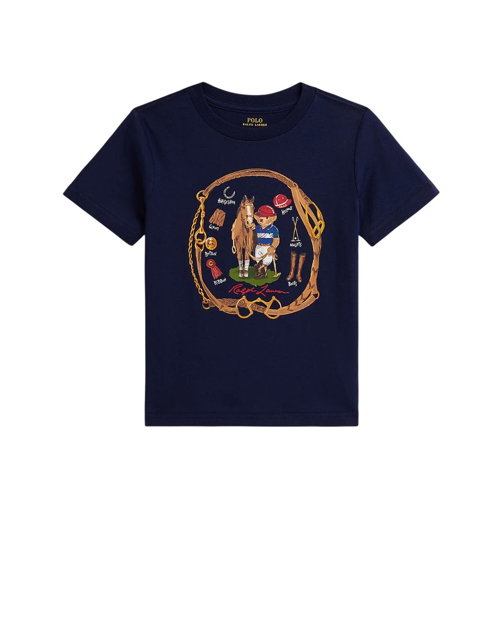 Дитяча футболка Polo Bear Polo Ralph Lauren Kids 322A96608001, темно-синій колір • Купити в інтернет-магазині Kameron