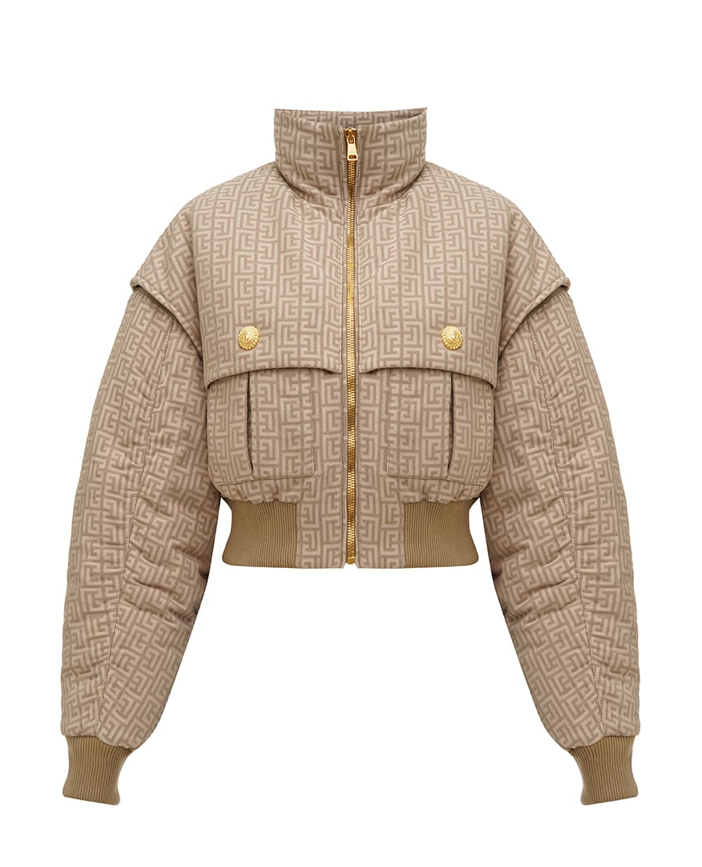 Куртка Balmain DF2TF295XK56, бежевий колір • Купити в інтернет-магазині Kameron