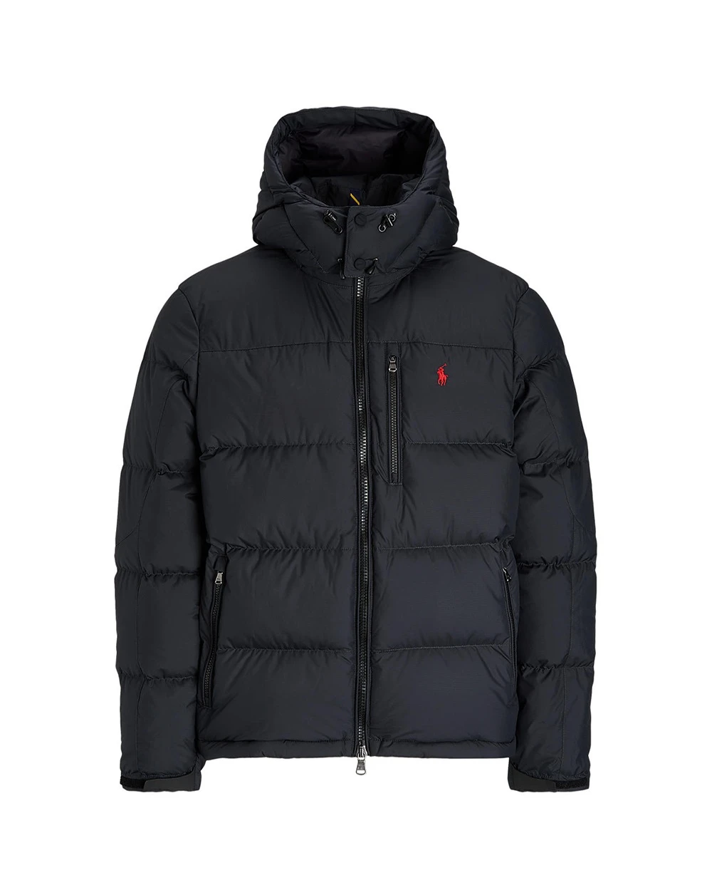 Куртка пуховик з капюшоном Gorham Down Polo Ralph Lauren 710968278001, чорний колір • Купити в інтернет-магазині Kameron