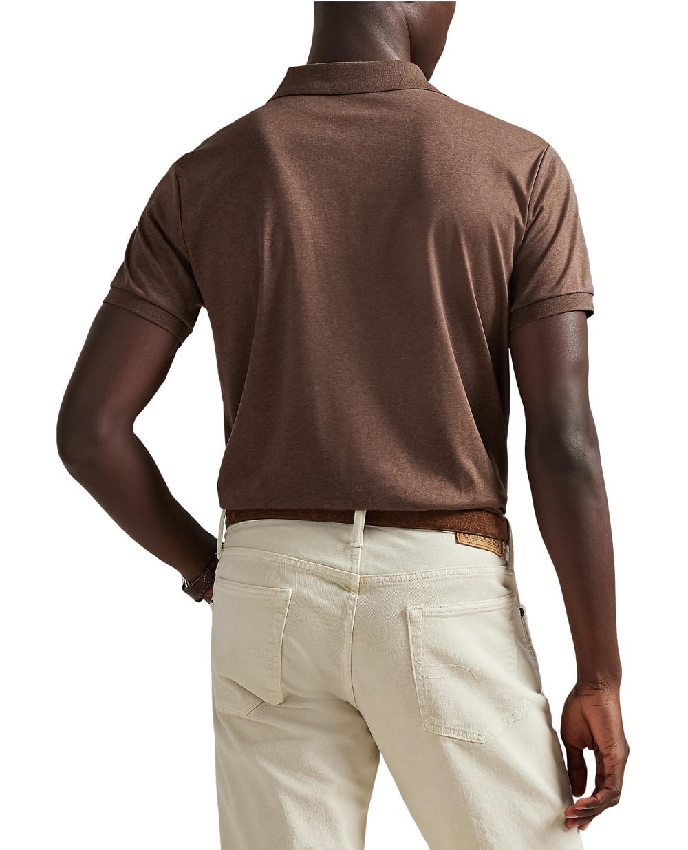 Поло Polo Ralph Lauren 710704319094, коричневый цвет • Купить в интернет-магазине Kameron