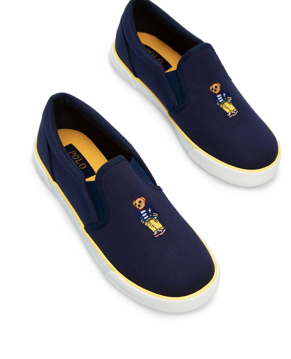 Дитячі сліпони Polo Bear Polo Ralph Lauren Kids RF103067-C, синій колір • Купити в інтернет-магазині Kameron