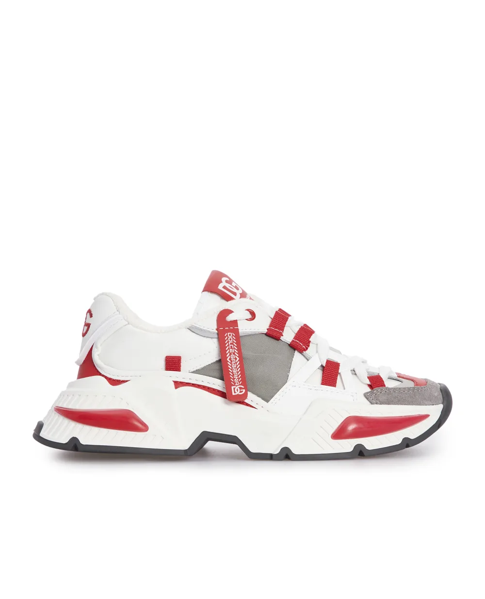 Детские кроссовки Dolce&Gabbana Kids DA5118-AY608-M, белый цвет • Купить в интернет-магазине Kameron