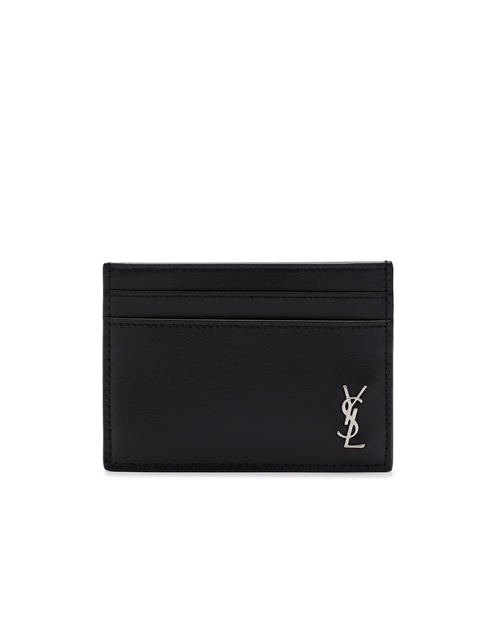 Визитница Saint Laurent 607603-1JB0E, черный цвет • Купить в интернет-магазине Kameron