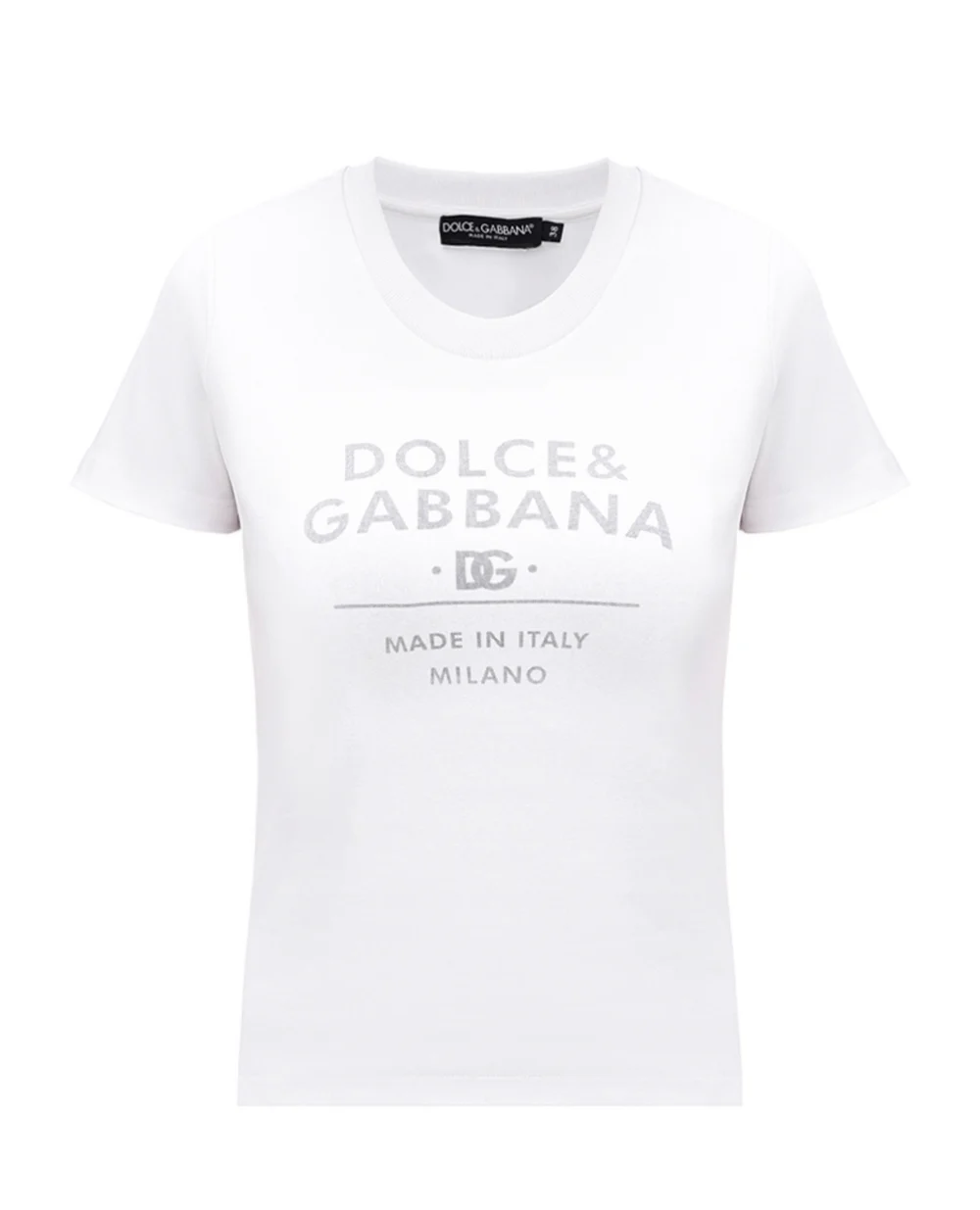 Футболка Dolce&Gabbana F8U48T-GDB6W, белый цвет • Купить в интернет-магазине Kameron