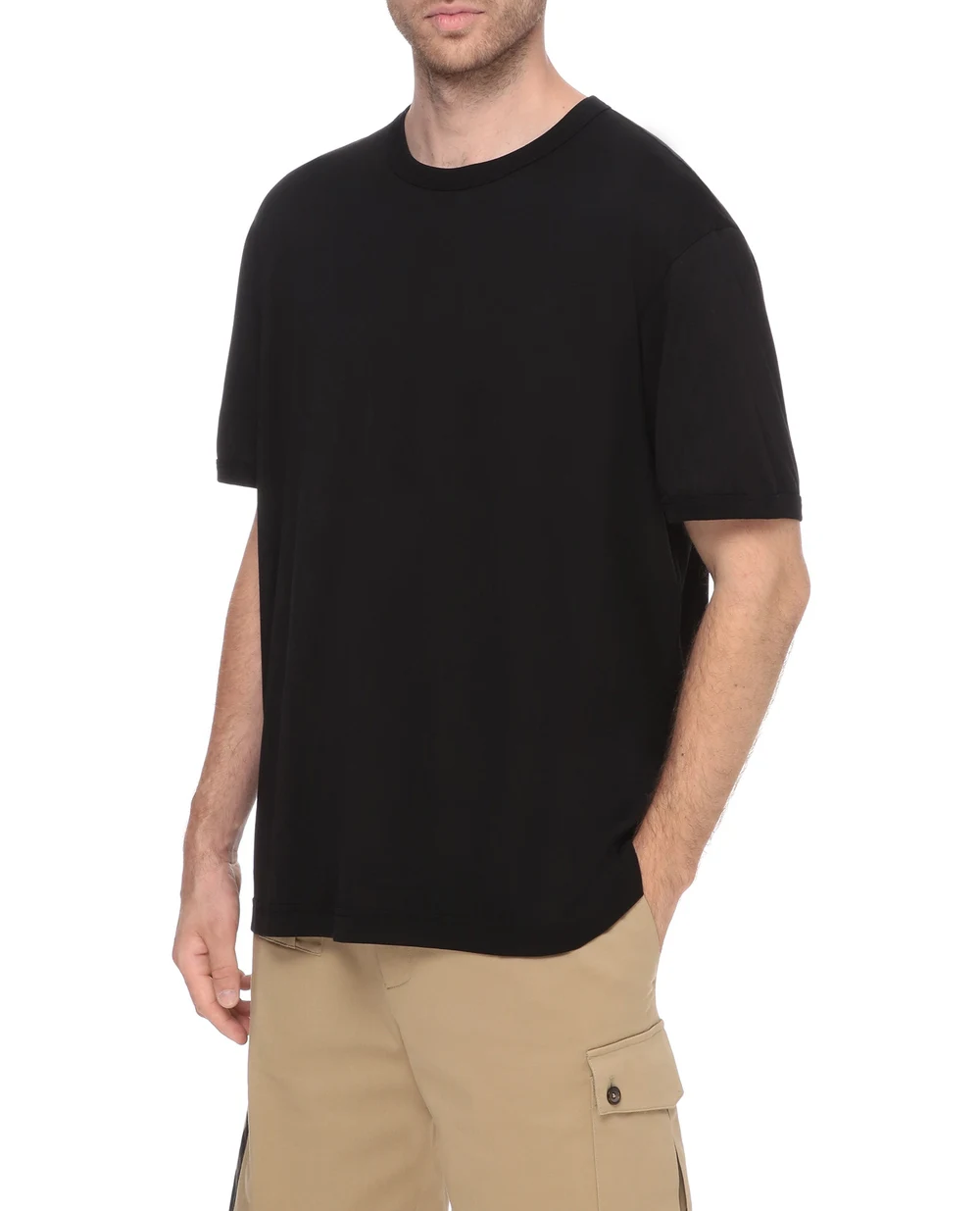 Футболка Dolce&Gabbana G8JX7T-FU7EQ, черный цвет • Купить в интернет-магазине Kameron