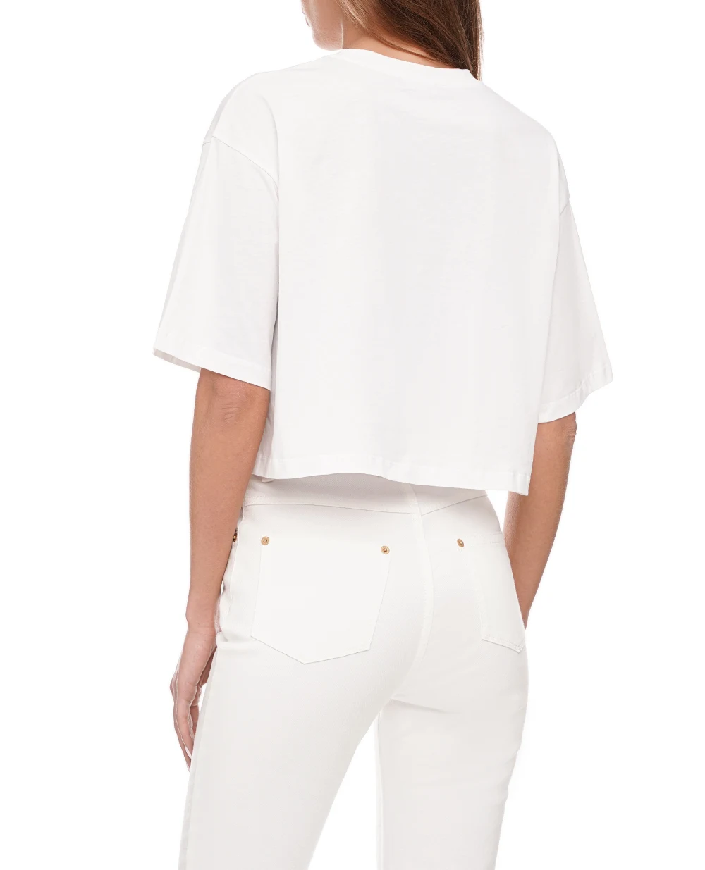 Футболка Balmain BF1EE020BB02, белый цвет • Купить в интернет-магазине Kameron