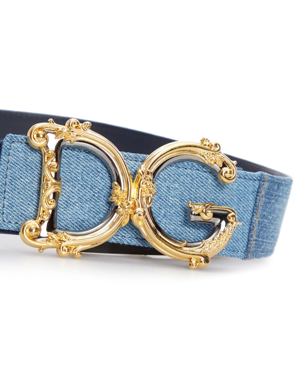 Джинсовый ремень Dolce&Gabbana BE1517-AO621, синий цвет • Купить в интернет-магазине Kameron
