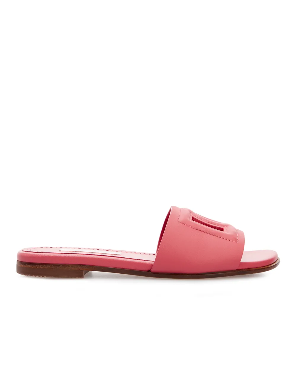 Детские кожаные мюли Dolce&Gabbana Kids D11032-A1735-S, малиновый цвет • Купить в интернет-магазине Kameron