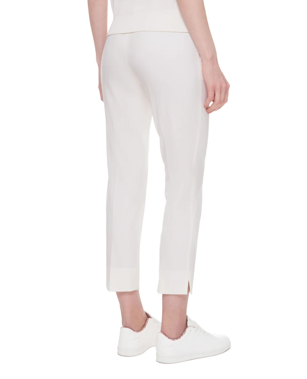 Шерстяные брюки Dolce&Gabbana FTAGNT-FUCCS, белый цвет • Купить в интернет-магазине Kameron