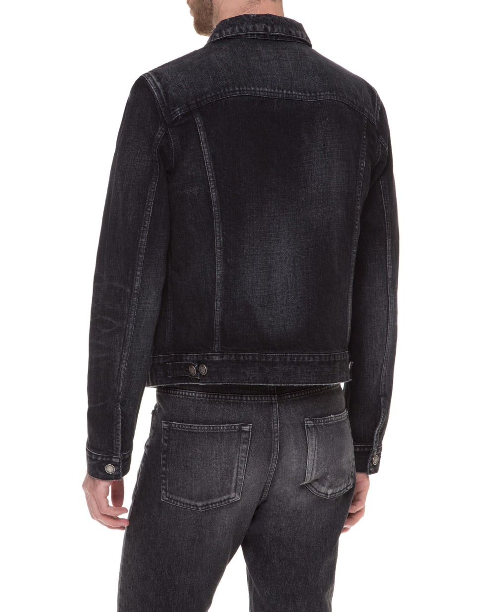Джинсовая куртка Saint Laurent 579219-YI899, черный цвет • Купить в интернет-магазине Kameron