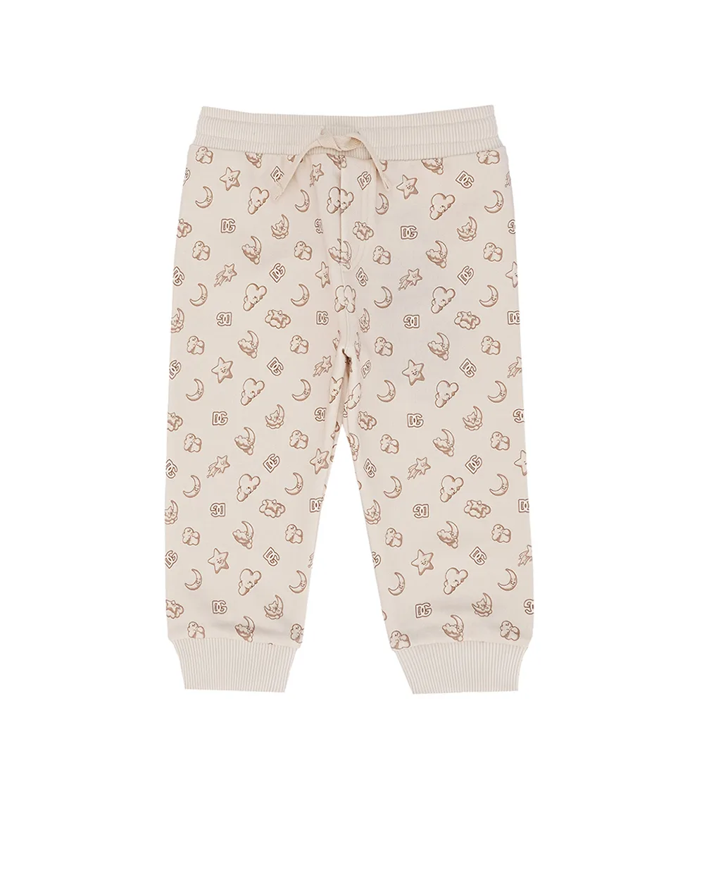 Дитячі спортивні штани (костюм) Dolce&Gabbana Kids L1JPIB-HS7PH, бежевий колір • Купити в інтернет-магазині Kameron