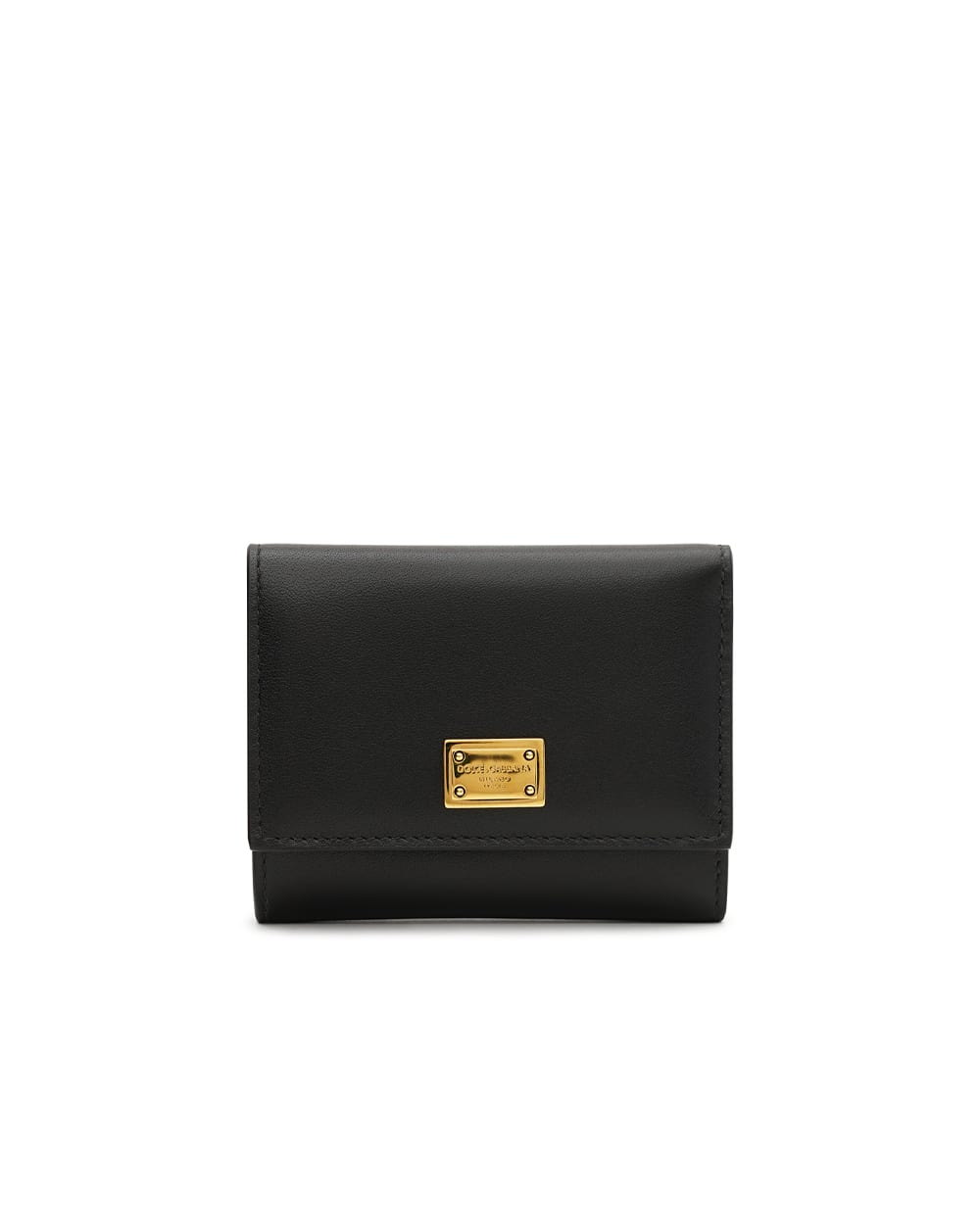  Гаманець зі шкіри Dolce&Gabbana BI0770-A9S25, чорний колір • Купити в інтернет-магазині Kameron