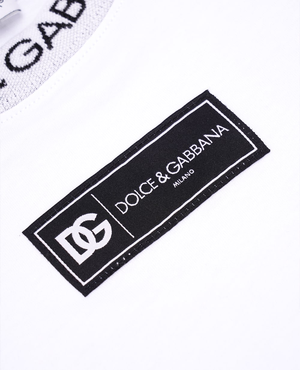 Детская футболка Dolce&Gabbana Kids L4JTEO-G7M4F-B, белый цвет • Купить в интернет-магазине Kameron