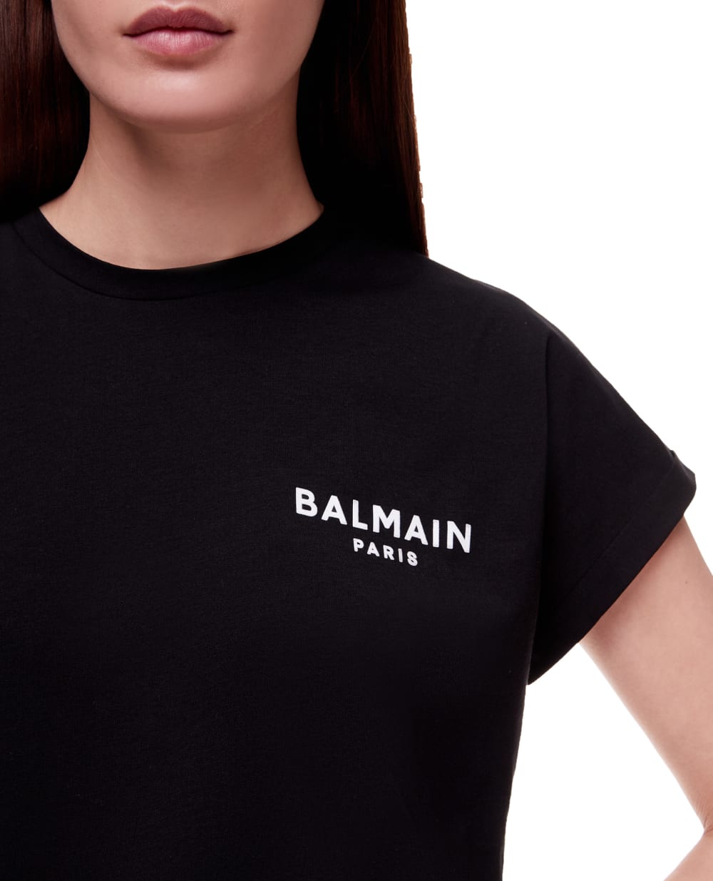 Футболка Balmain XF1EF010BB01, черный цвет • Купить в интернет-магазине Kameron