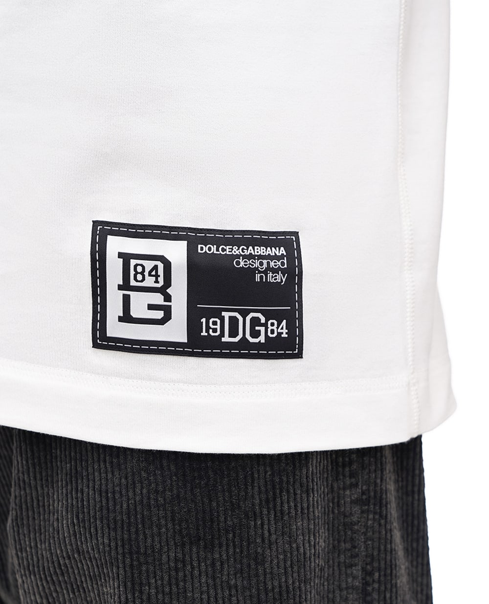 Футболка Dolce&Gabbana G8PN9T-G7NSM, белый цвет • Купить в интернет-магазине Kameron