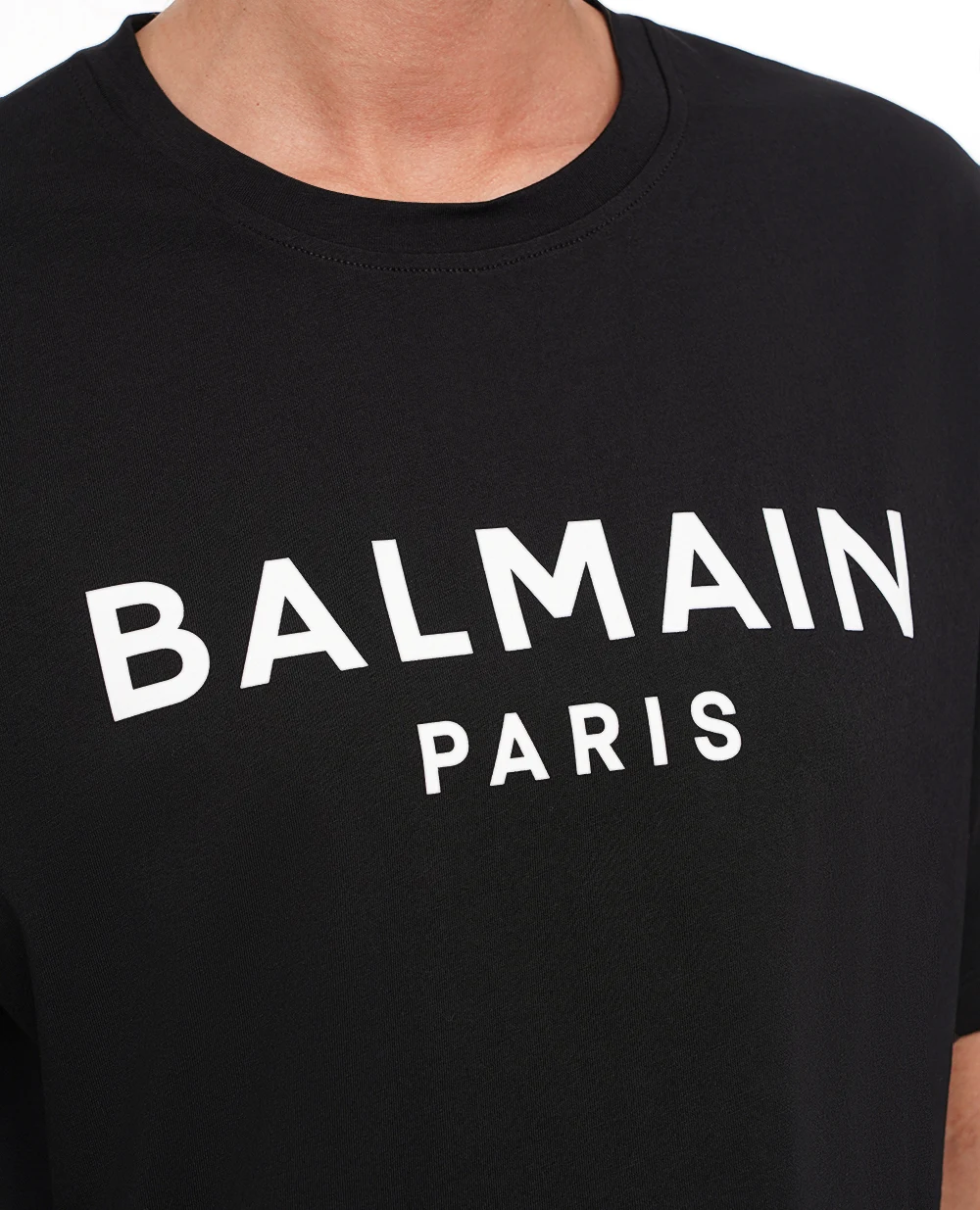 Футболка Balmain BF1EE020BB02, черный цвет • Купить в интернет-магазине Kameron