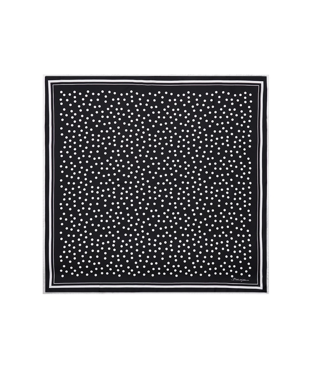 Платок Dolce&Gabbana FN090R-GDCFX, черный цвет • Купить в интернет-магазине Kameron