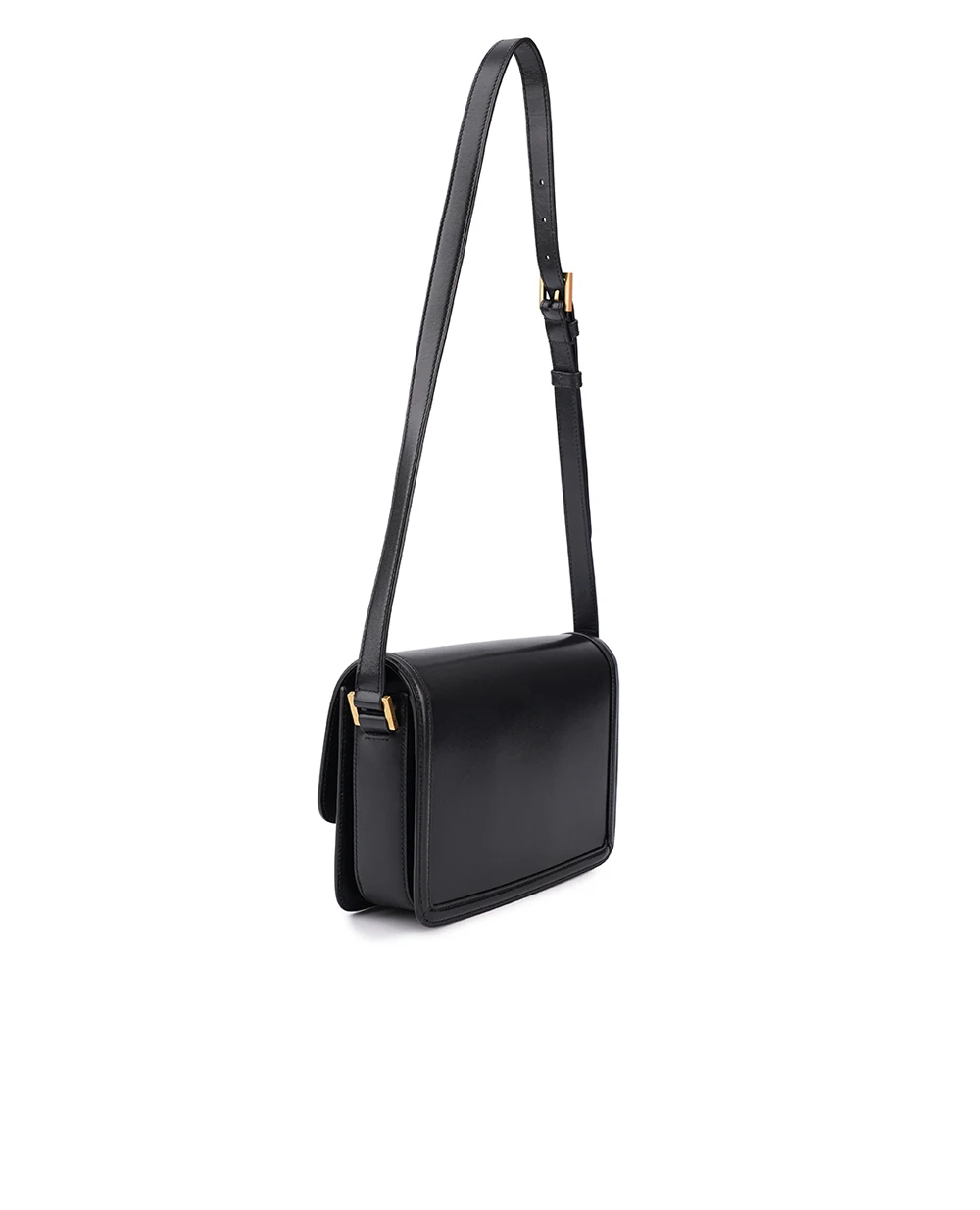 Кожаная сумка Solferino Medium Saint Laurent 634305-0SX0W, черный цвет • Купить в интернет-магазине Kameron