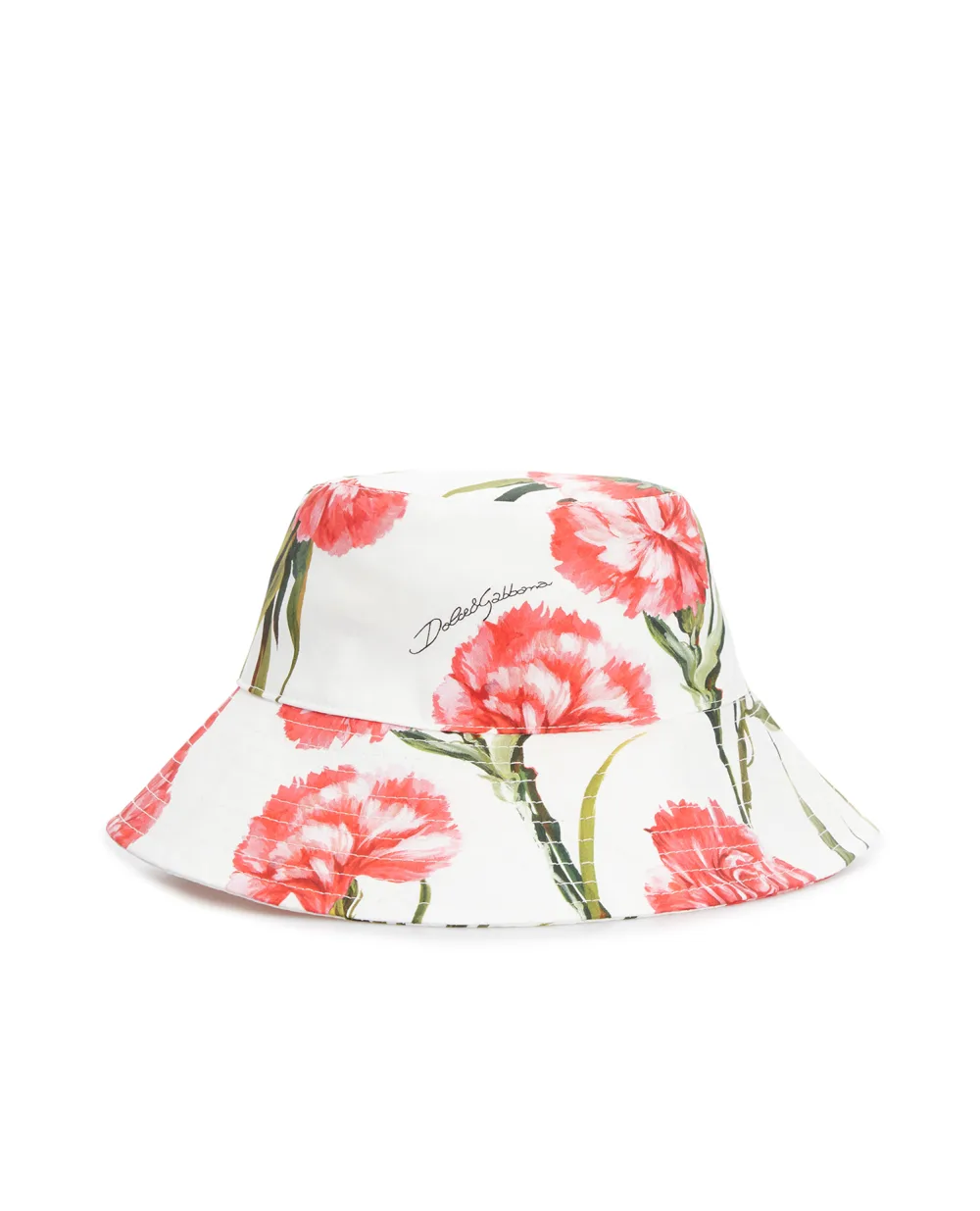 Детская панама Dolce&Gabbana Kids LB5H25-HS5O0, белый цвет • Купить в интернет-магазине Kameron