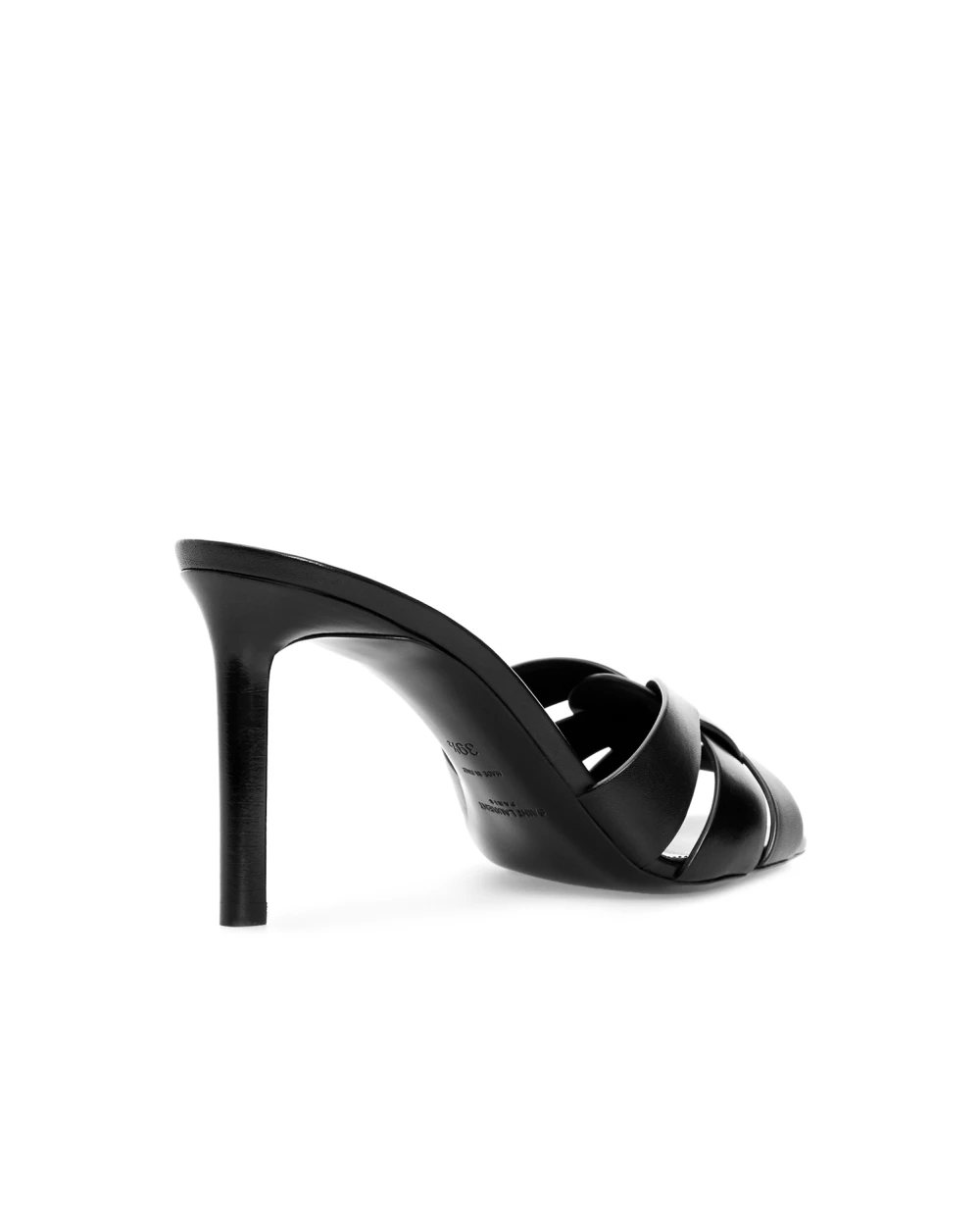 Кожаные мюли Tribute Saint Laurent 650986-DWE00, черный цвет • Купить в интернет-магазине Kameron