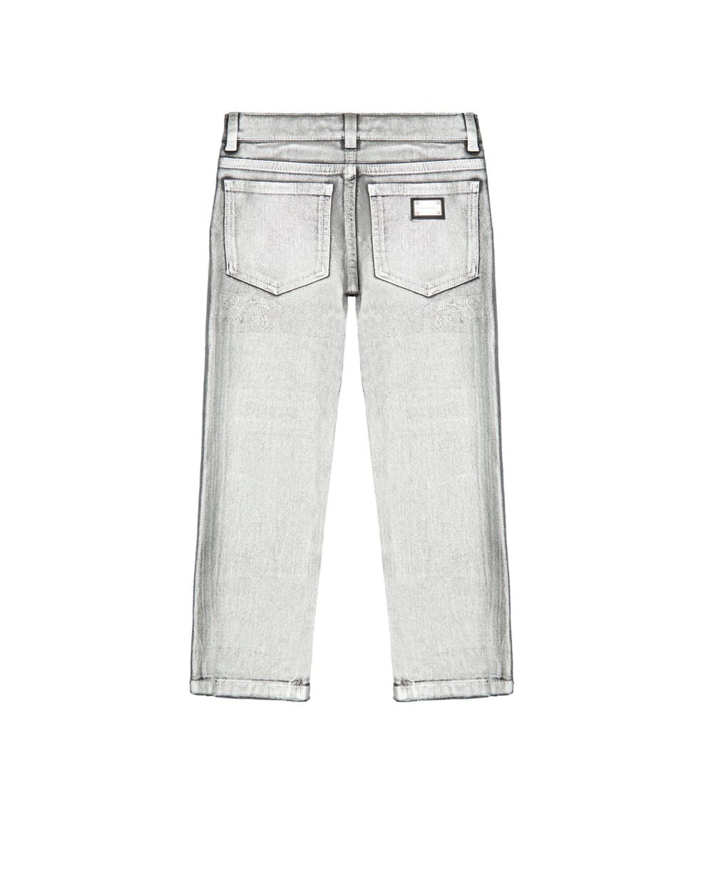 Детские джинсы Dolce&Gabbana Kids L42F37-LD992-S, серебряный цвет • Купить в интернет-магазине Kameron