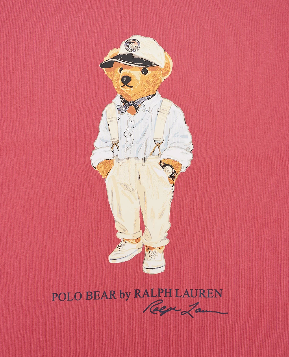 Детская футболка Polo Bear Polo Ralph Lauren Kids 322853828032, коралловый цвет • Купить в интернет-магазине Kameron