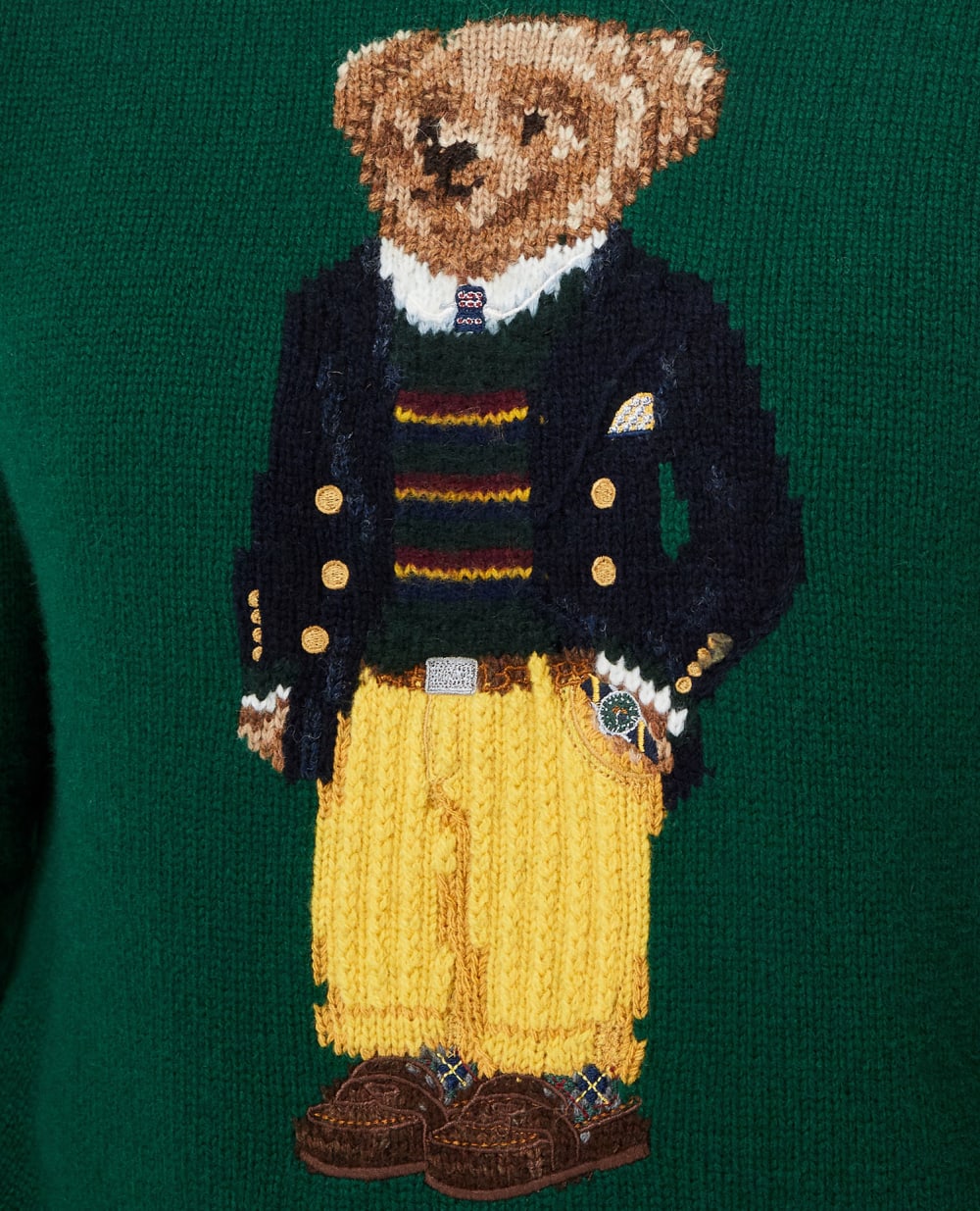 Шерстяной свитер Polo Ralph Lauren 710850566001, зеленый цвет • Купить в интернет-магазине Kameron