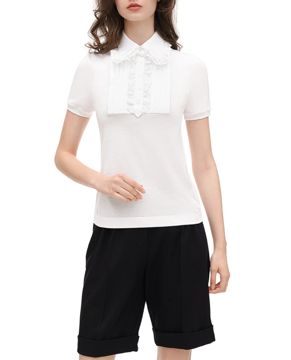 Футболка Dolce&Gabbana F8V05T-GDCH6, белый цвет • Купить в интернет-магазине Kameron