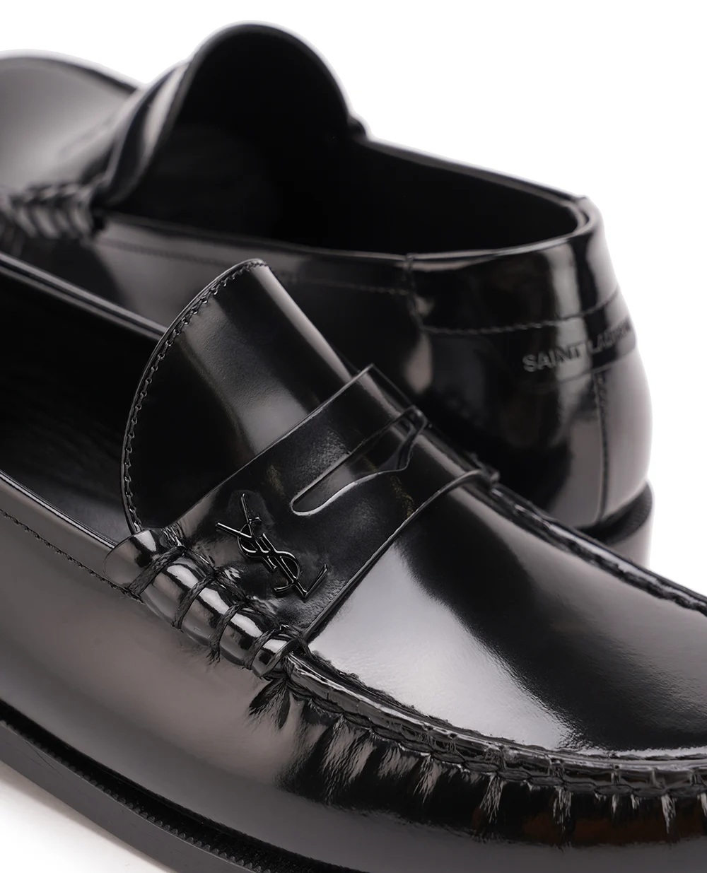 Лофери Le Loafer Saint Laurent 670232-AAA7R, чорний колір • Купити в інтернет-магазині Kameron