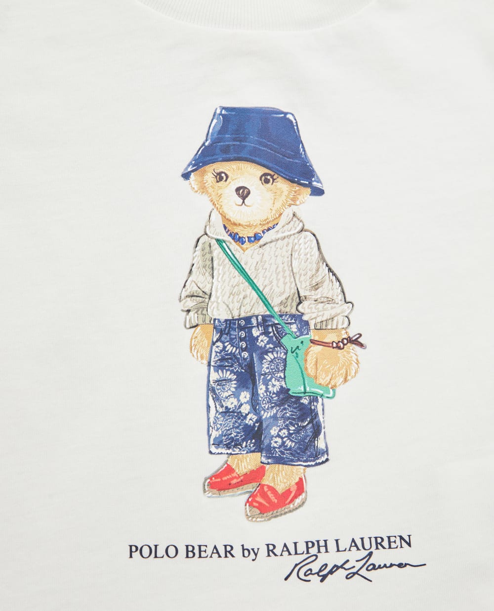 Детская футболка Polo Bear Polo Ralph Lauren Kids 310915833001, белый цвет • Купить в интернет-магазине Kameron