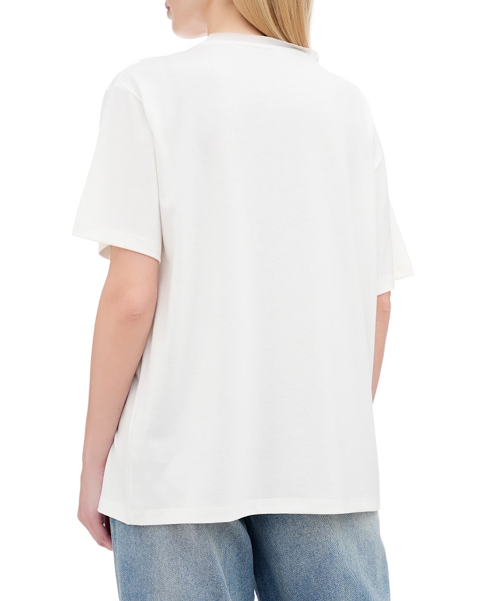 Футболка Balmain EF0EG129GE86, белый цвет • Купить в интернет-магазине Kameron