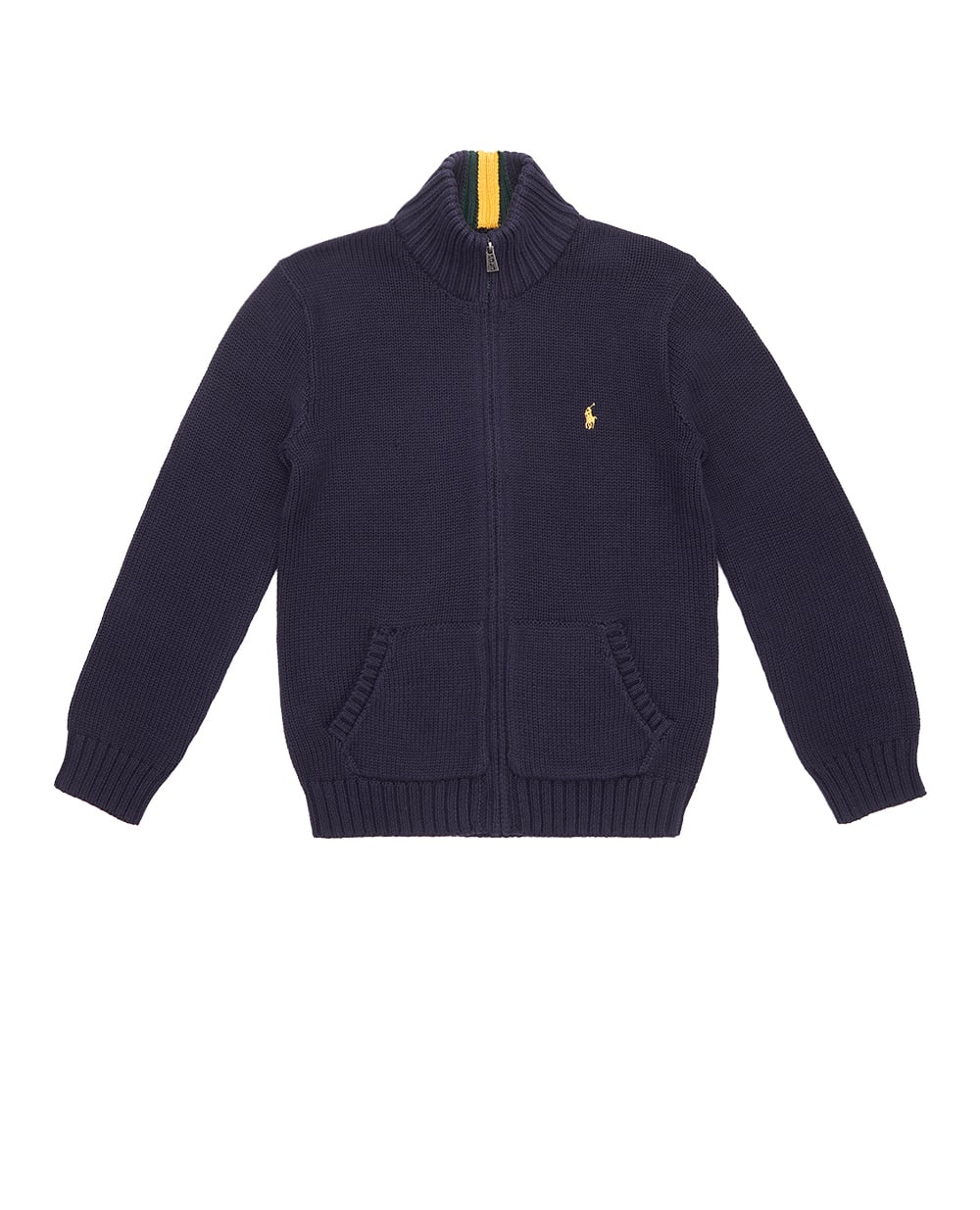 Детская хлопковая кофта Polo Ralph Lauren Kids 322799411019, темно-синий цвет • Купить в интернет-магазине Kameron