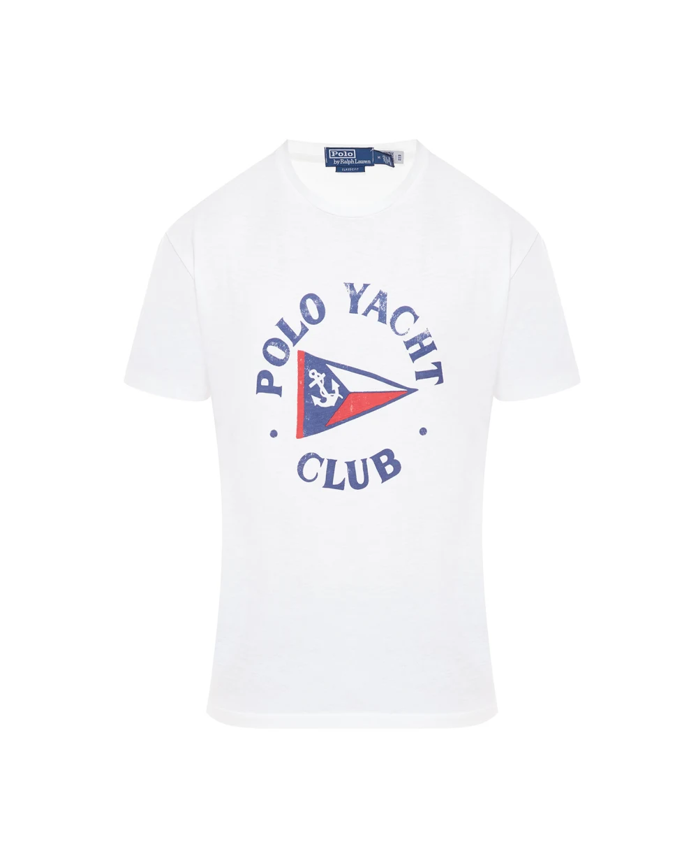 Футболка Polo Ralph Lauren 710909604001, белый цвет • Купить в интернет-магазине Kameron
