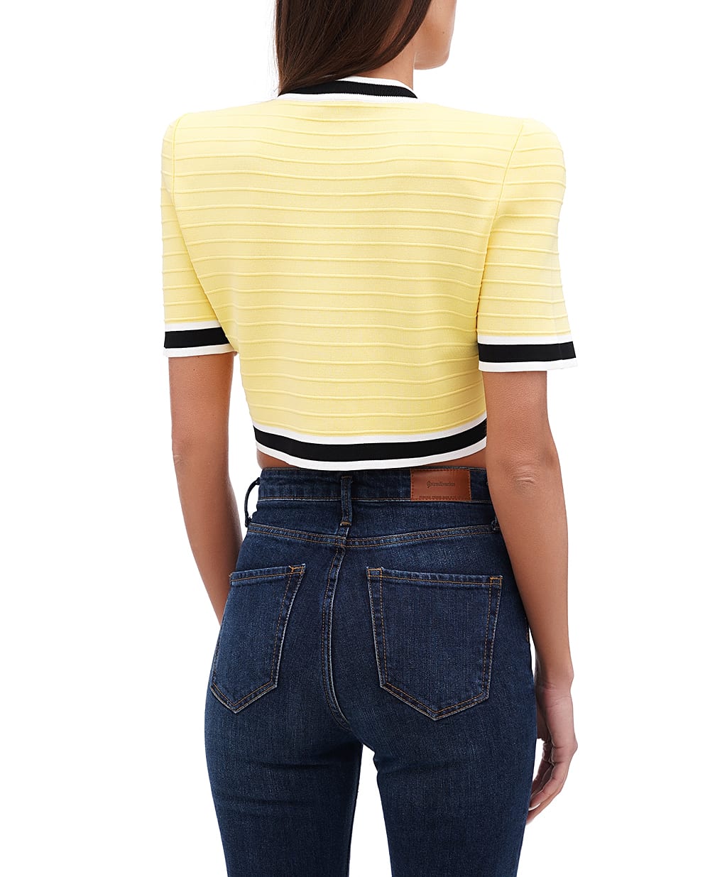 Топ Balmain CF2KL148KG04, желтый цвет • Купить в интернет-магазине Kameron