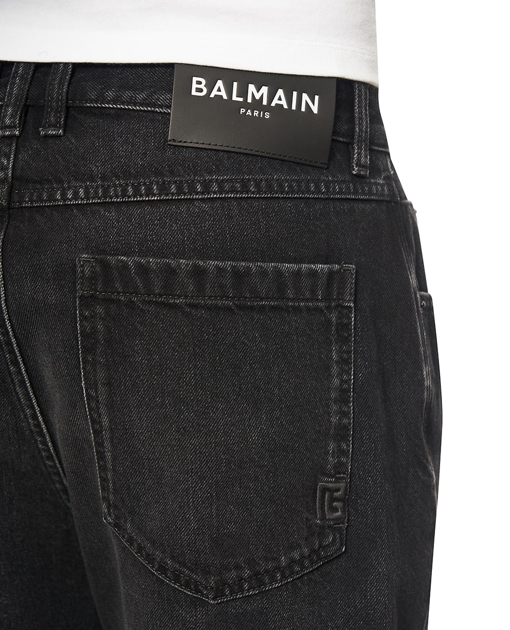 Джинсы Balmain GH1ML135DG13, черный цвет • Купить в интернет-магазине Kameron