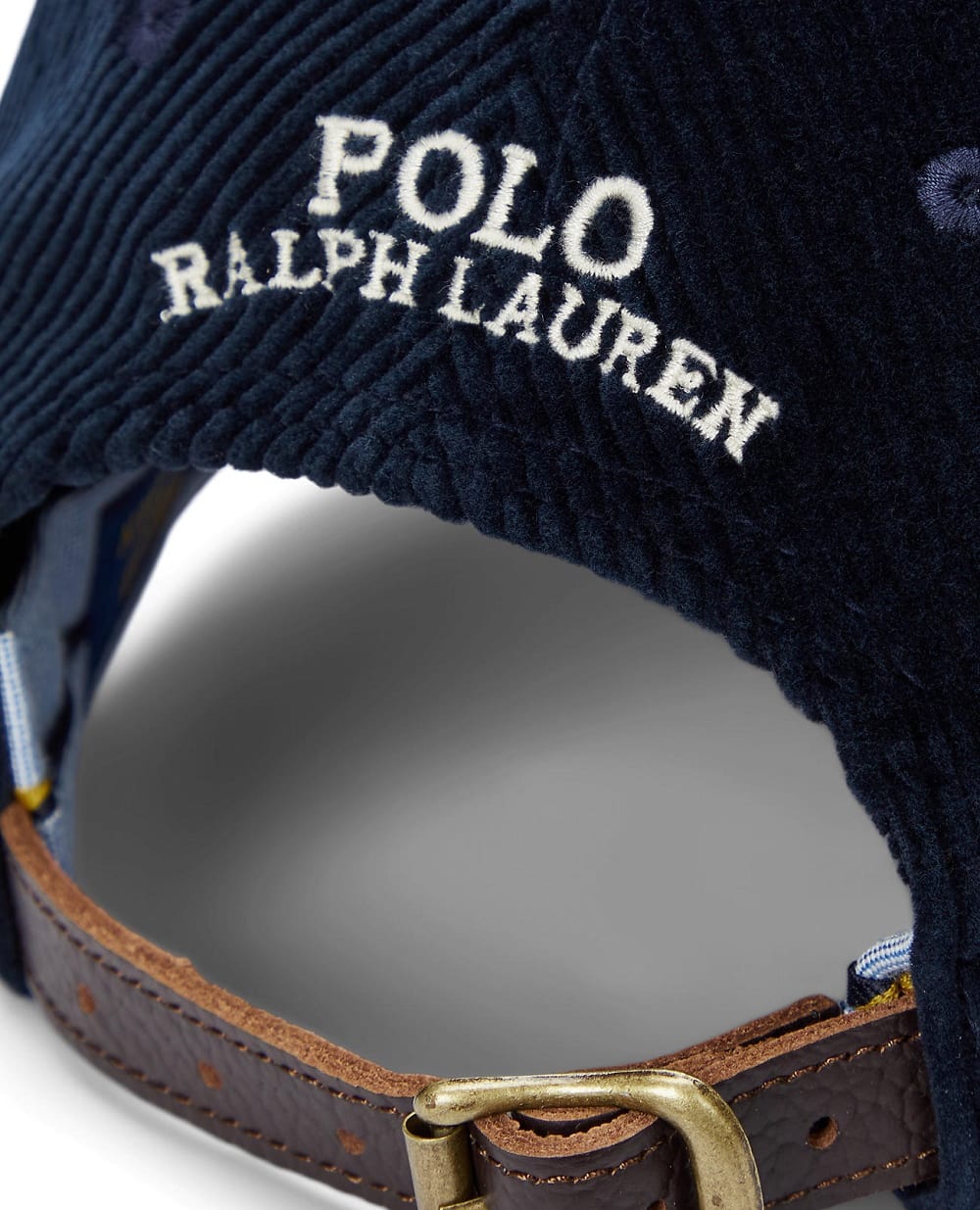 Кепка вельветова Polo Ralph Lauren 710847175006, синій колір • Купити в інтернет-магазині Kameron