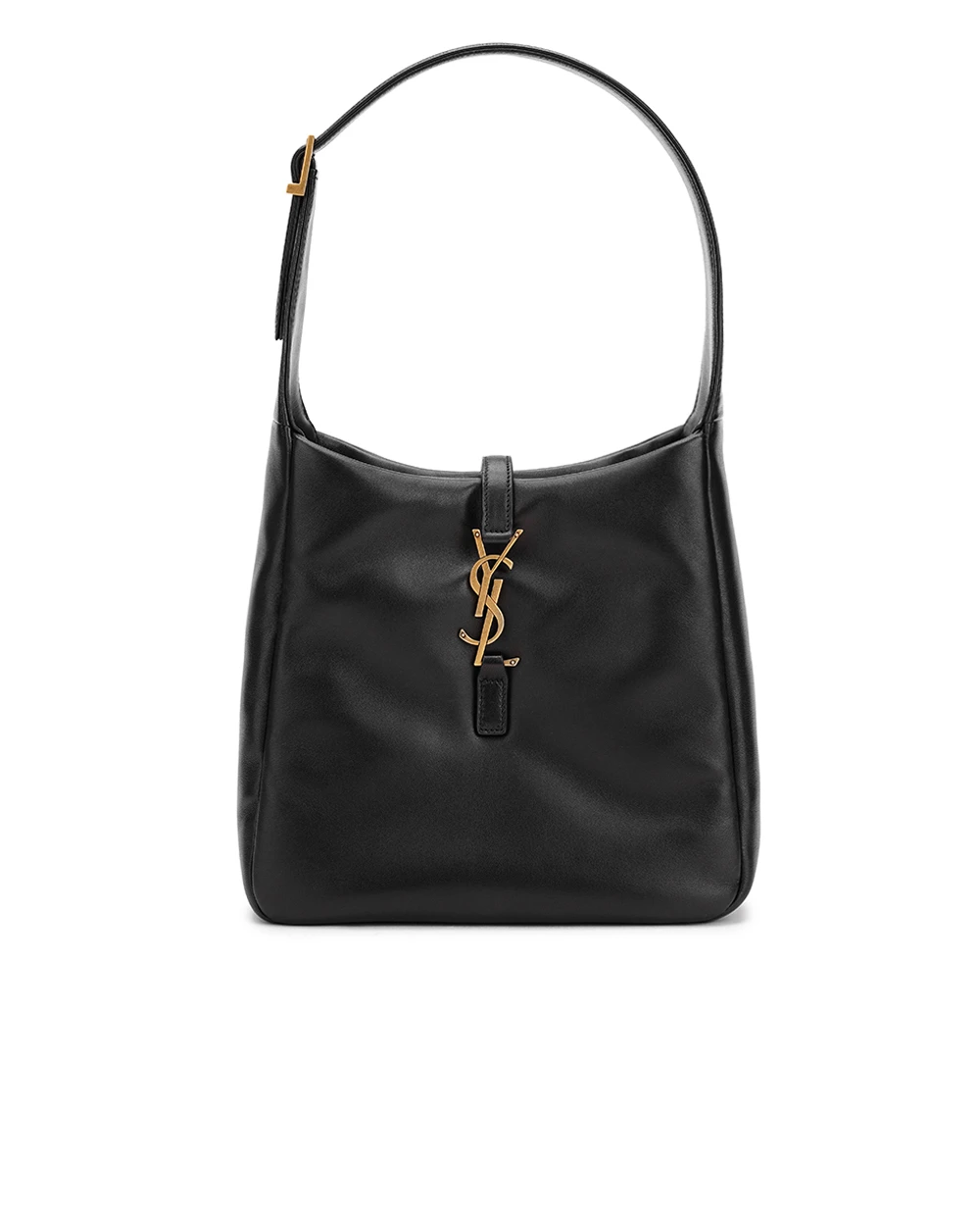 Кожаная сумка Le 5 À 7 Supple Small Saint Laurent 763480-AACX7, черный цвет • Купить в интернет-магазине Kameron