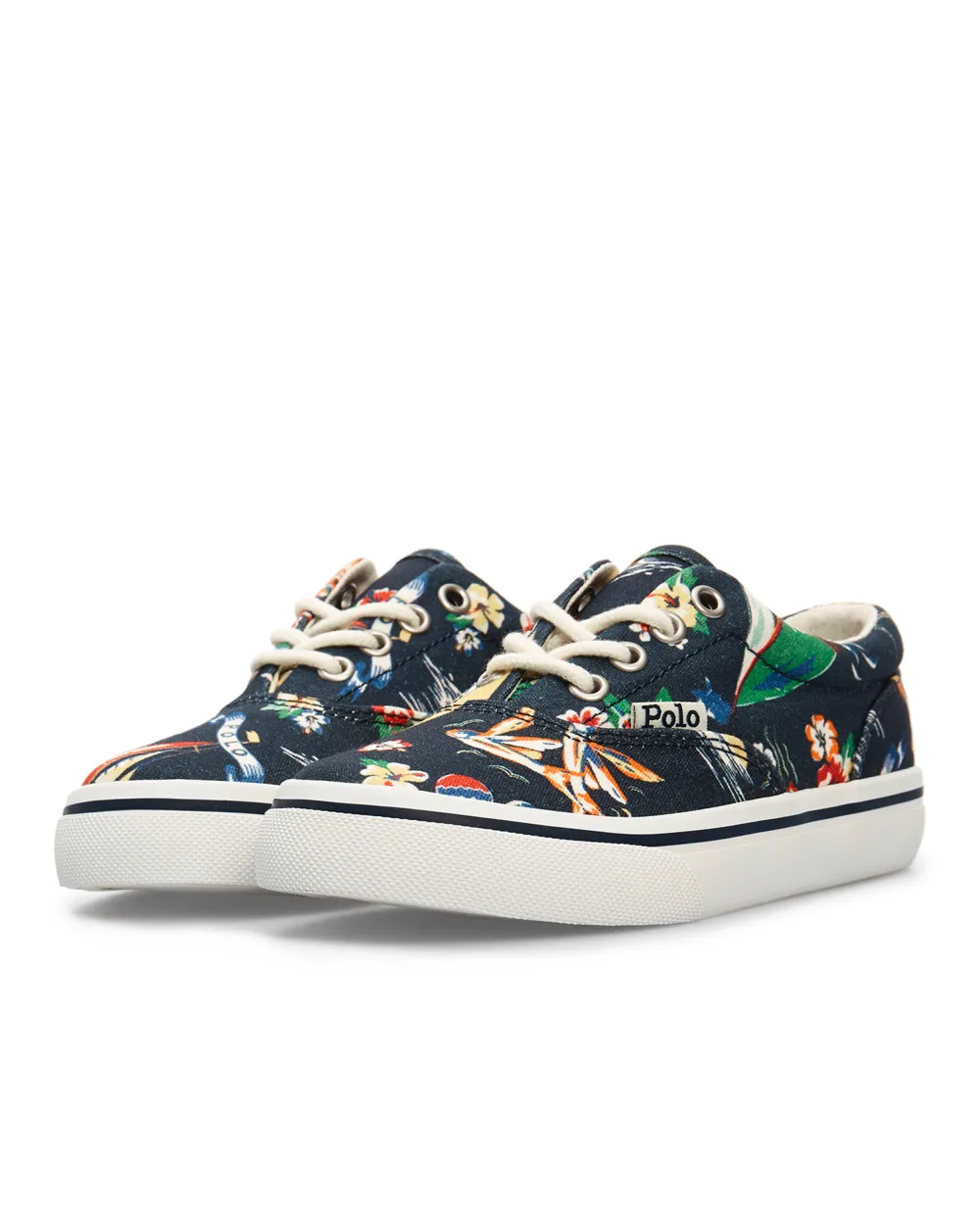 Детские кеды Polo Ralph Lauren Kids RF103063-J, синий цвет • Купить в интернет-магазине Kameron