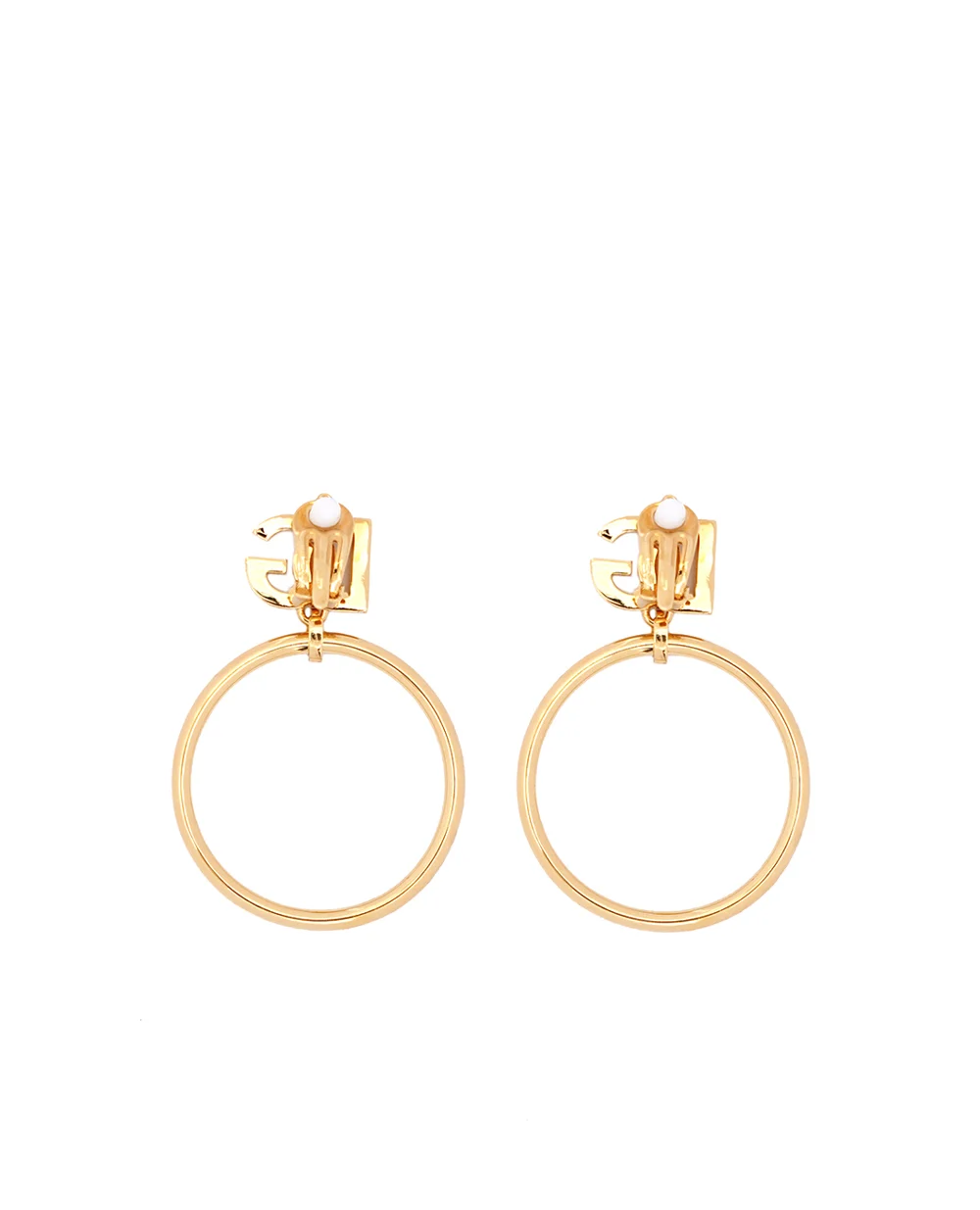 Клипсы Dolce&Gabbana WEQ6M3-W1111, золотой цвет • Купить в интернет-магазине Kameron